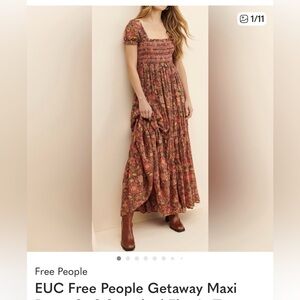 Free People  Floral Maxi Dress
